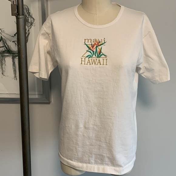 Vintage Maui Hawaii T- Shirt Single Stitch 80s - Picture 1 of 7